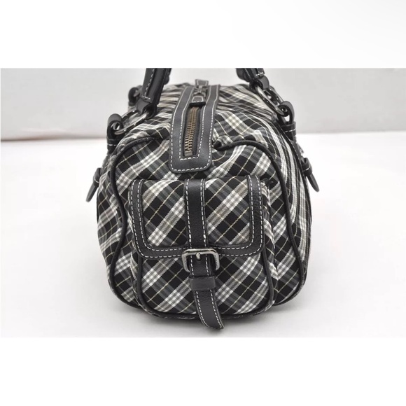 Burberry Blue Label Japan Exclusive Black Check Handbag EUC - Picture 7 of 17